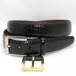 Torino Leather Alligator Embossed Calf - Black
