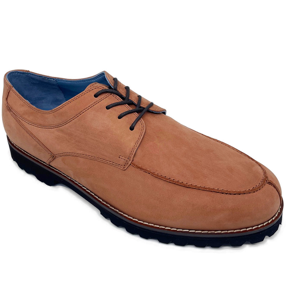 Robert Zur Antonio Nubuck Lace-up Shoes Saddle Tan