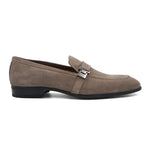 Bruno Magli Arlo Suede Bit Loafer Ivory