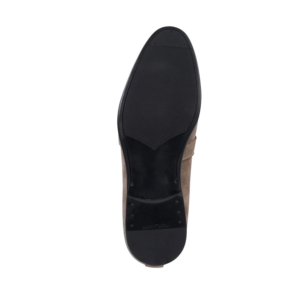 Bruno Magli Arlo Suede Bit Loafer Ivory