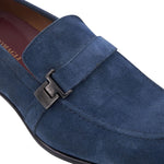 Bruno Magli Arlo Suede Bit Loafer Light Blue