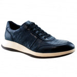 TB Phelps 32 Austin Alligator Embossed Sneakers Navy