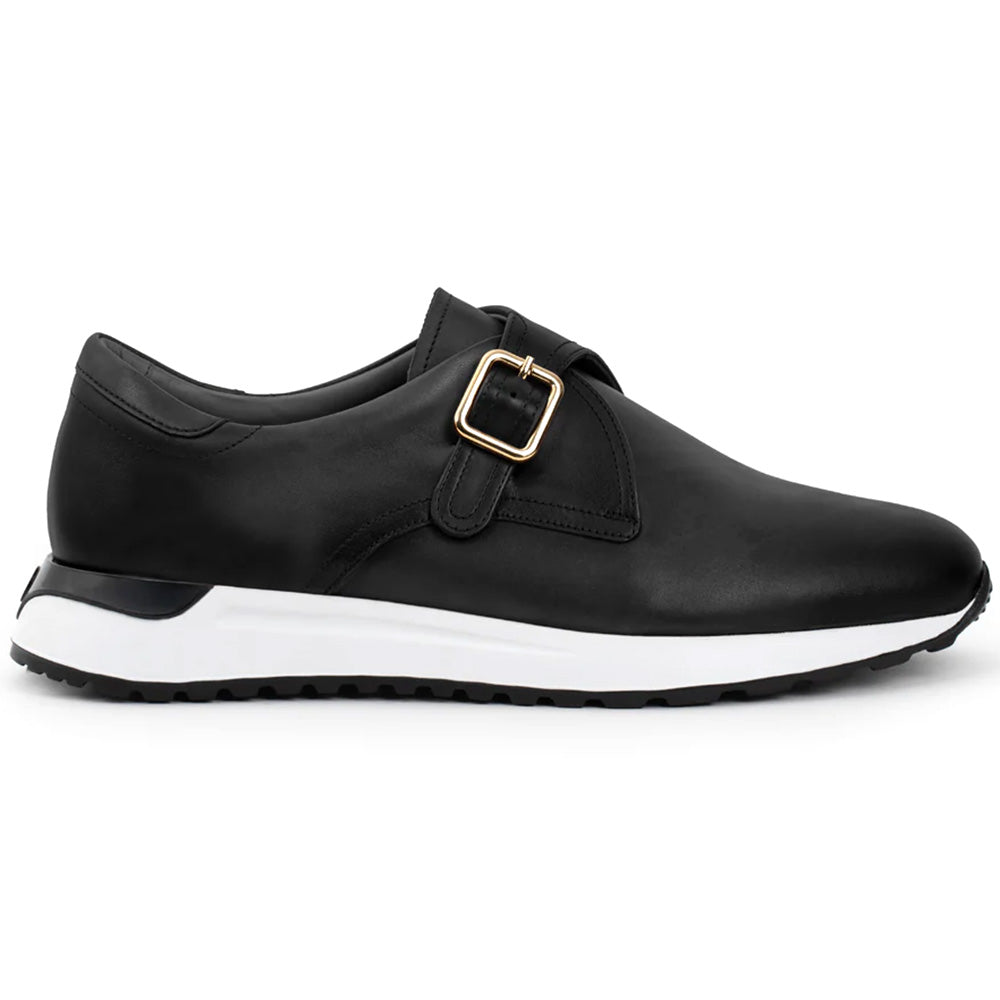 Vinci Leather The Torino Leather Sneaker Black
