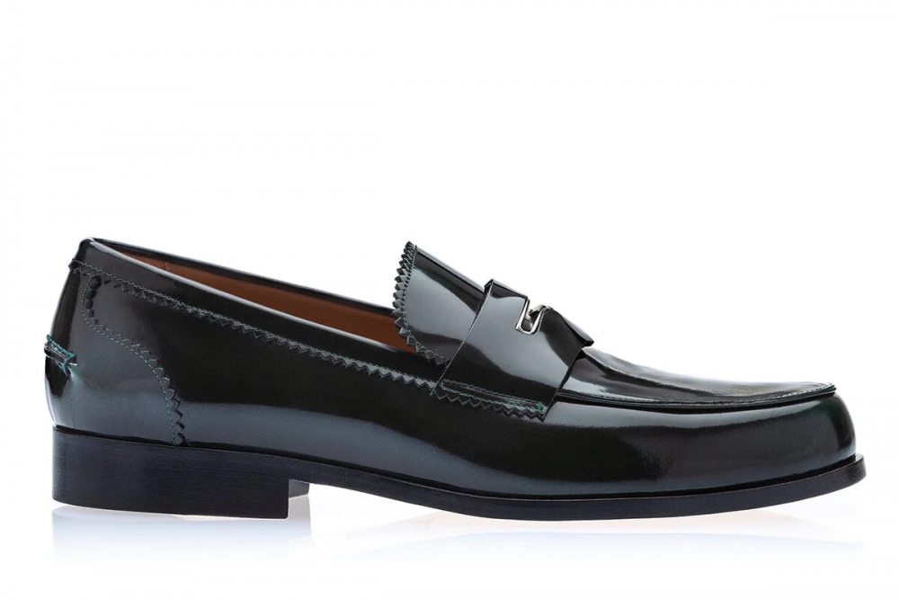 Superglamourous Balmoral Brushed Loafers Green