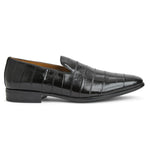 Bruno Magli Bellino Embossed Eel Loafer Black