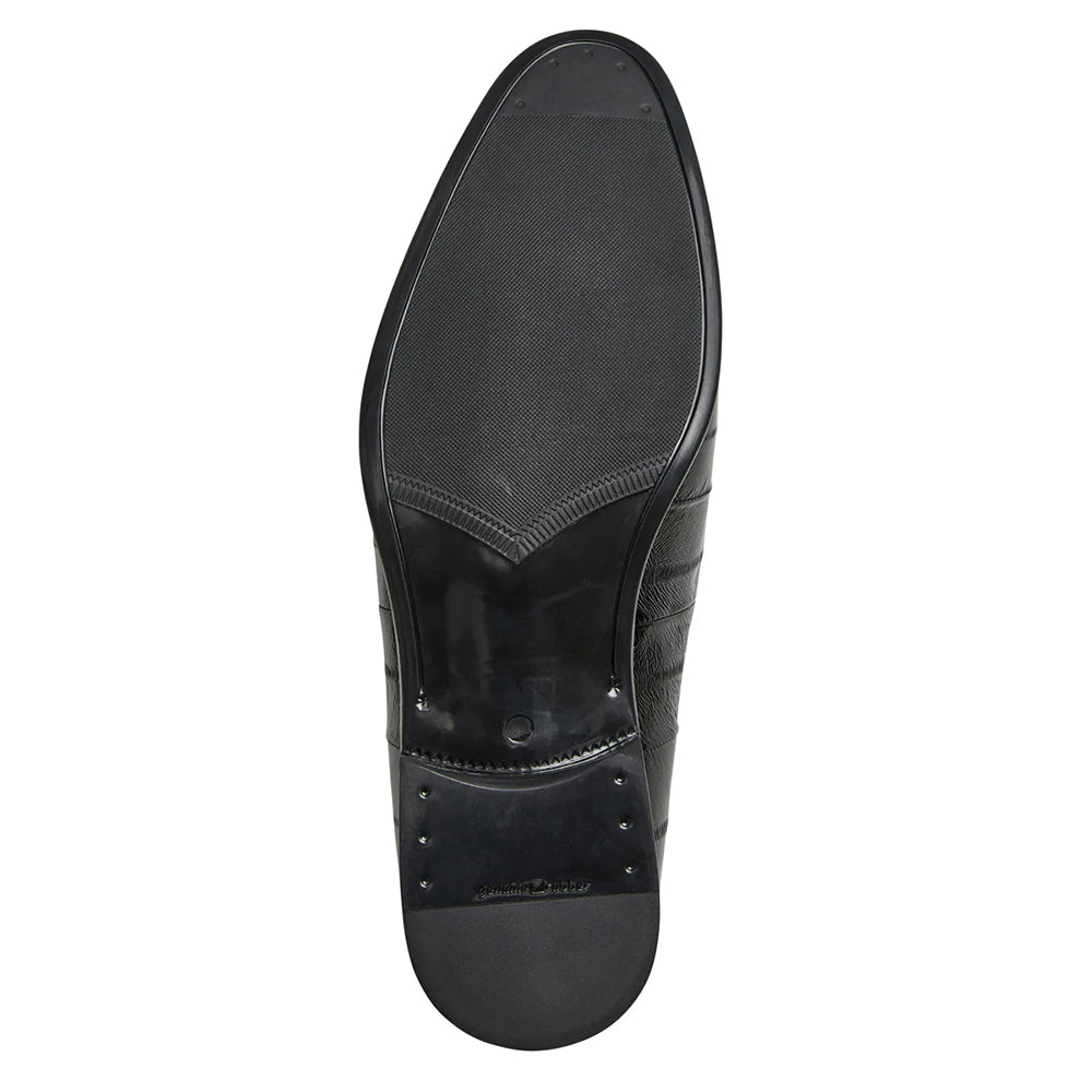 Bruno Magli Bellino Embossed Eel Loafer Black