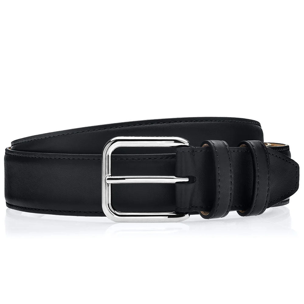 Superglamourous Belmont Nappa Belt Black