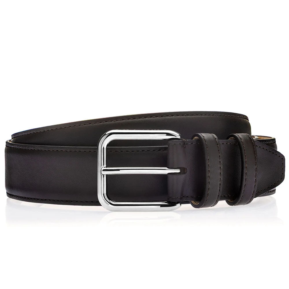 Superglamourous Belmont Nappa Belt Cocoa