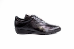 Belvedere Bene Ostrich & Calfskin Sneakers Black