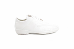 Belvedere Bene Ostrich & Calfskin Sneakers White