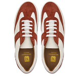 Bruno Magli Benito Italian Suede & Leather Sneaker Red