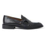 Bruno Magli Biagio Double Monk Slip On Loafer Black