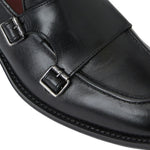 Bruno Magli Biagio Double Monk Slip On Loafer Black