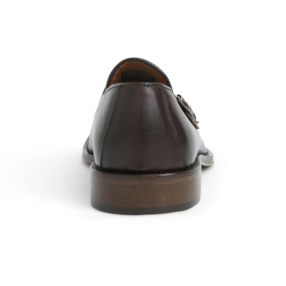 Bruno Magli Biagio Double Monk Slip On Loafer Brown