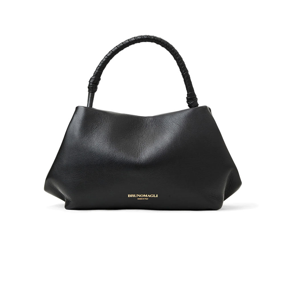 Bruno Magli Women's Bobby Leather Shoulder Bag Black