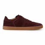 Bruno Magli Bono Suede Lace-up Sneakers Bordeaux