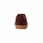 Bruno Magli Bono Suede Lace-up Sneakers Bordeaux
