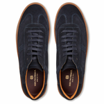 Bruno Magli Bono Suede Lace-up Sneakers Dark Blue