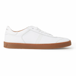 Bruno Magli Bono Leather Lace-Up Sneaker White
