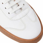 Bruno Magli Bono Leather Lace-Up Sneaker White