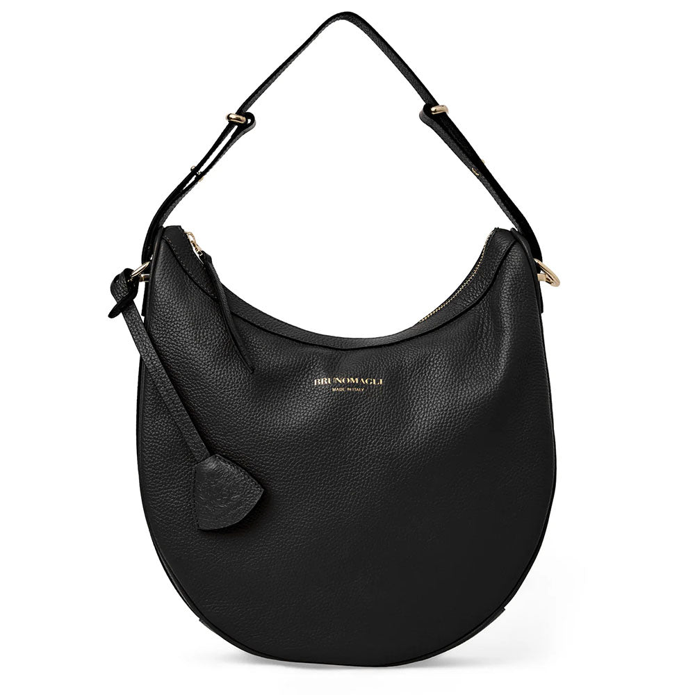 Bruno Magli Women's Marta Leather Mid-Shoulder Handbag Black