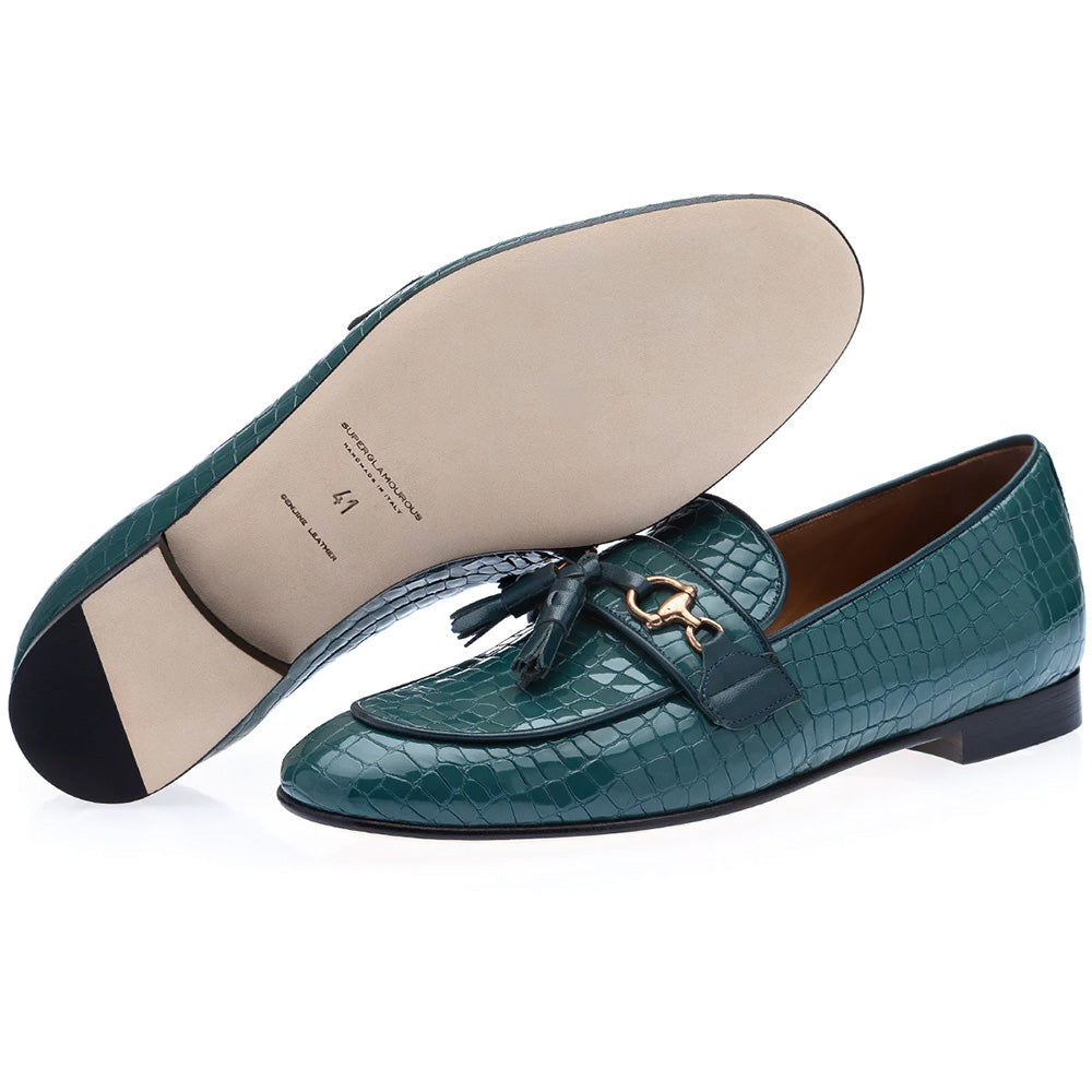 Superglamourous Bruno Crocolux Slippers Idro