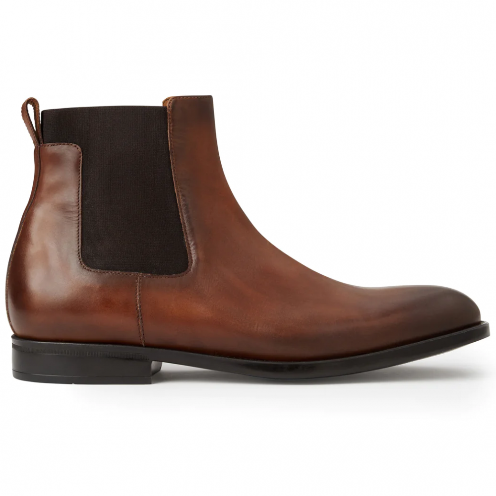 Bruno Magli Byron Double Gore Slip-On Boot Cognac