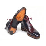 View product image 5: Paul Parkman Leather Plain Toe Lace-Up Dress Boots Bordeaux & Navy