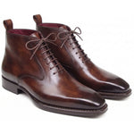 View product image 1: Paul Parkman Leather Plain Toe Lace-Up Dress Boots Brown