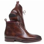 View product image 5: Paul Parkman Leather Plain Toe Lace-Up Dress Boots Brown