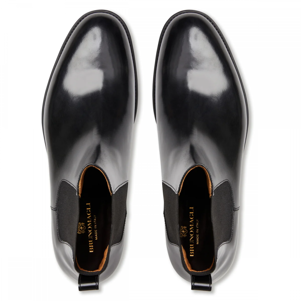 Bruno Magli Byron Double Gore Slip-On Boot Black