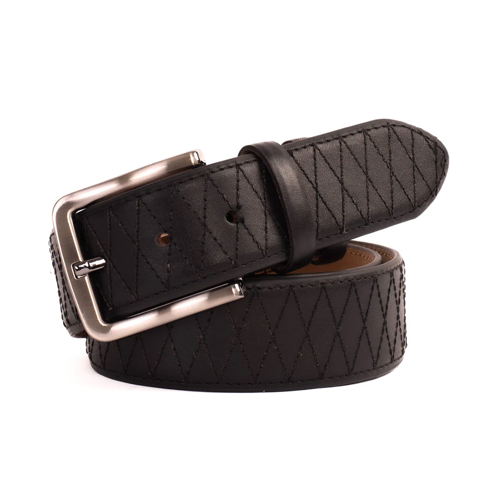 Vinci Leather The Adler Leather Belt Black