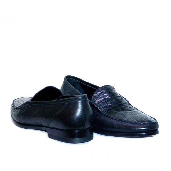 Lorenzo Banfi 646 Deerskin Crocodile Vamp