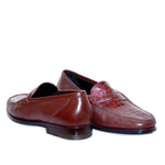 Lorenzo Banfi 646 Deerskin Crocodile Vamp