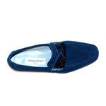 Lorenzo Banfi 671 Soft Suede Crocodile Vamp