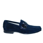 Lorenzo Banfi 671 Soft Suede Crocodile Vamp