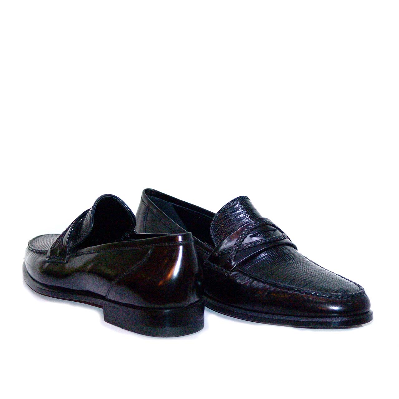 Lorenzo Banfi 722 Soft Calfskin Lizard Vamp
