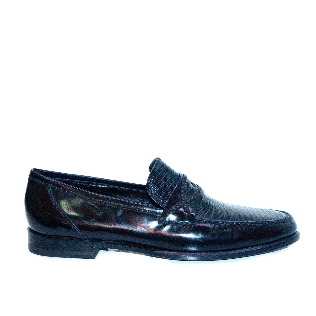 Lorenzo Banfi 722 Soft Calfskin Lizard Vamp