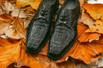 Belvedere Chapo Hornback Lace Up Shoes Black (1465)