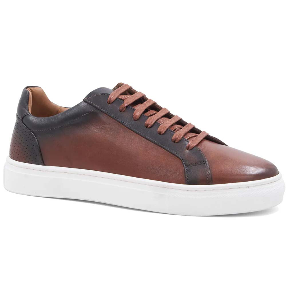 Bruno Magli Beto Leather Sneaker Cognac