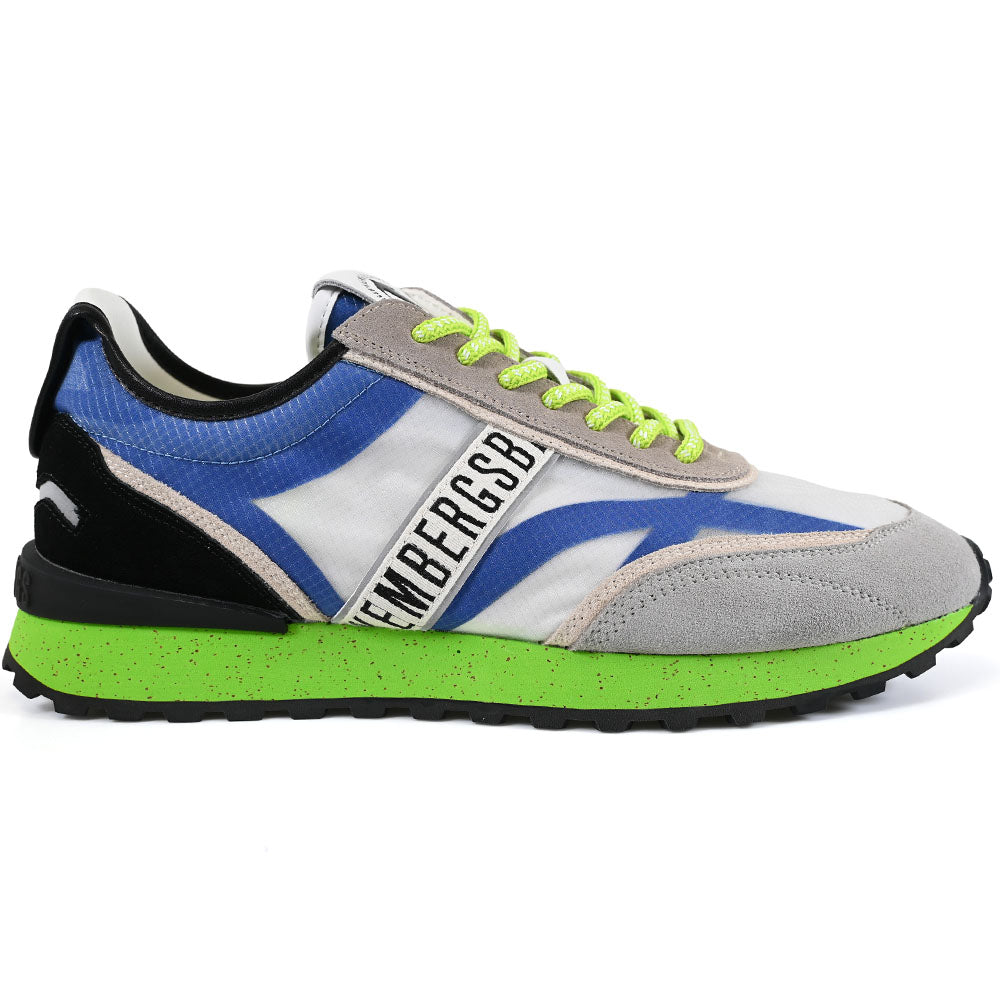 Bikkembergs Ignite Fabric / Suede / Leather Sneaker Metal