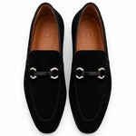 View product image 4: Corrente P0010 Doral Suede Buckle Loafer Black