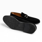View product image 2: Corrente P0010 Doral Suede Buckle Loafer Black