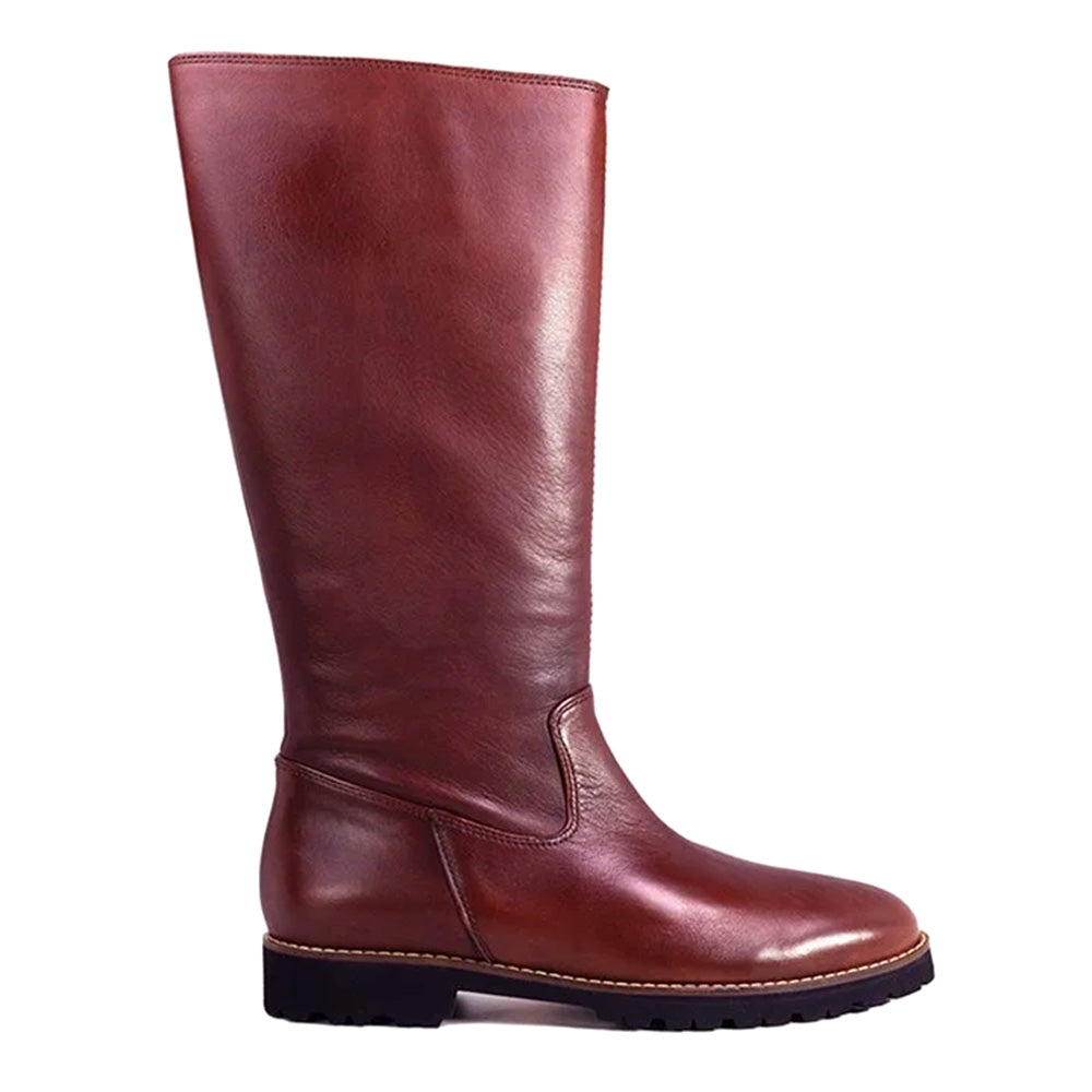 Robert Zur Women's Blakely True Glove Zipper Boot Brunello