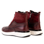 Vinci Leather The Regent Wingtip Boot Burgundy
