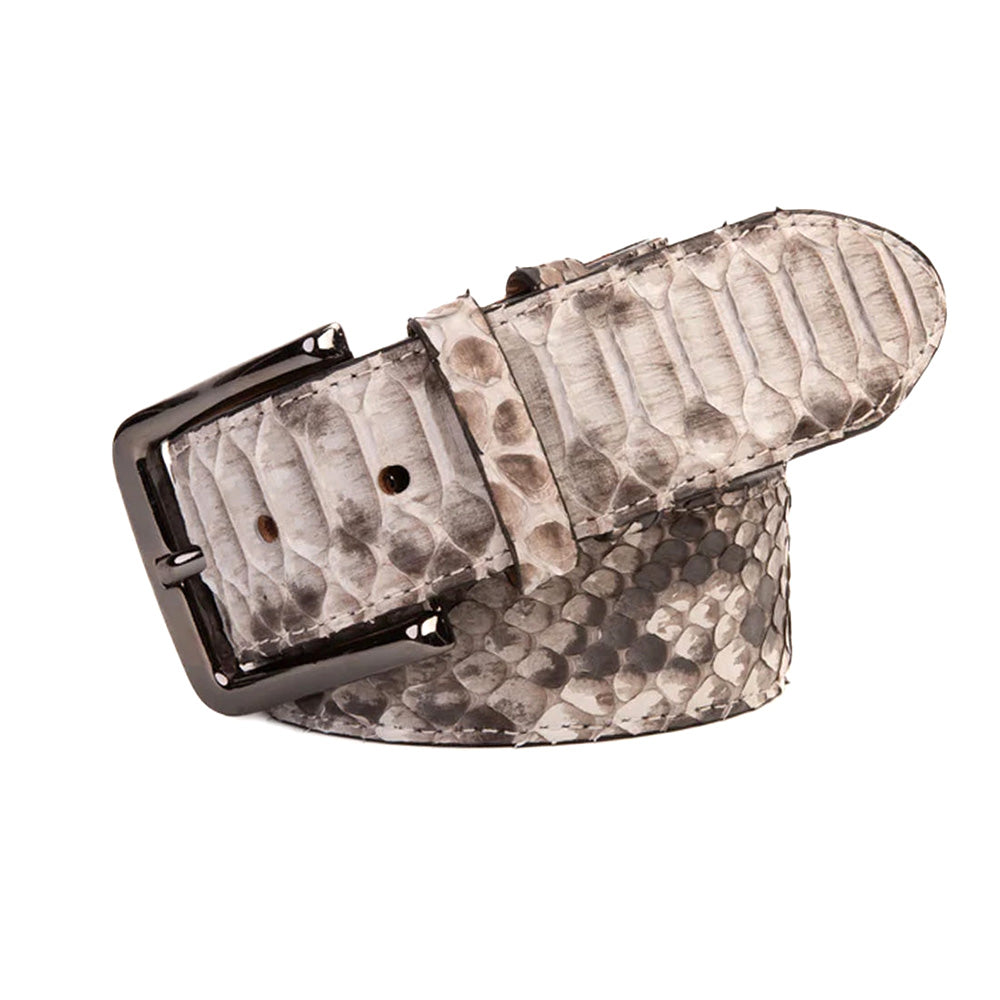 Vinci Leather The Boss Natural Python Sneak Leather Leather Belt