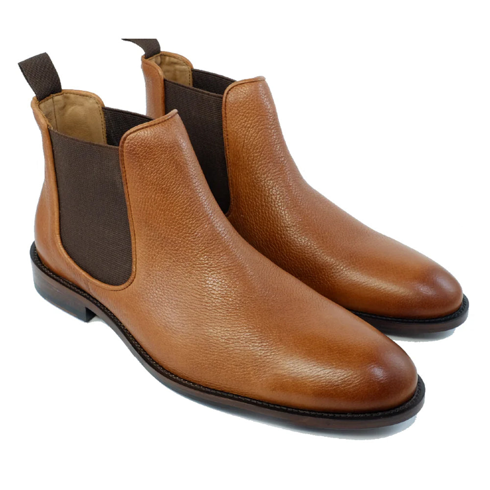 Alan Payne Brisbane Leather Boots Mahogony