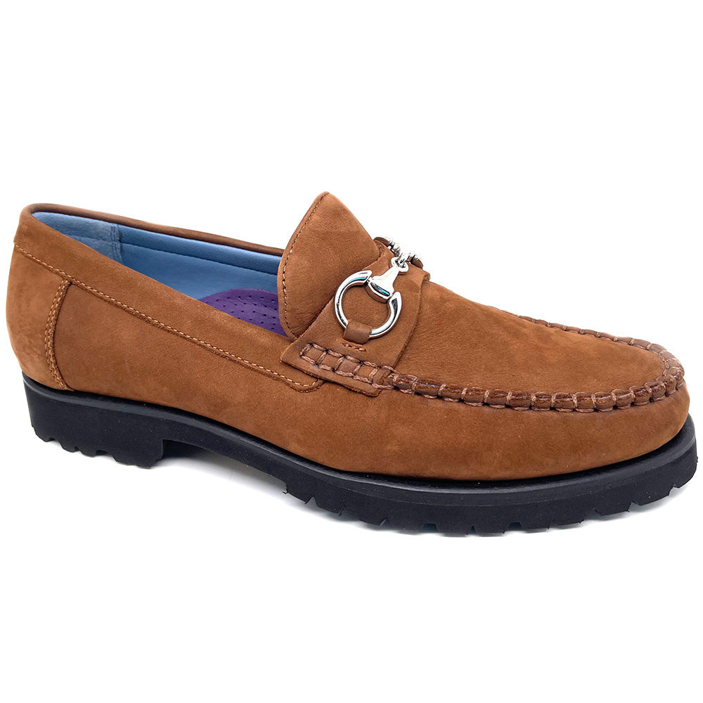 Robert Zur Brixton Suede Bit Loafers Sigaro