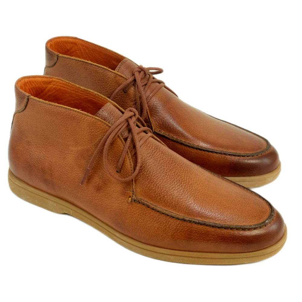 Alan Payne Bravo II Pebble Grain Chukka Boot Mahogany