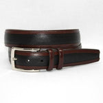 Torino Leather Bulgaro Calf Inlay - Black/Brown